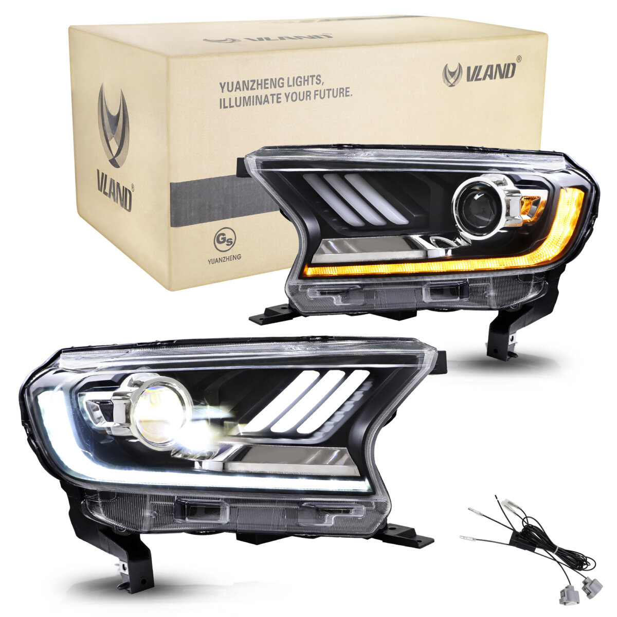FORD Ranger YAA-RG-V3T7L headlight (2)