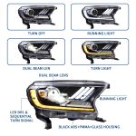 FORD Ranger YAA-RG-V3T7L headlight (3)