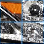 10-12 Lexus ES Series 4th Gen (GSV40) Facelift US type Vland Dual Beam Projector Headlights - Image 4