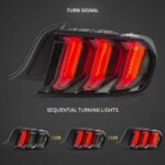15-23 Ford Mustang 6th Gen (S550) Vland LED Tail Lights YAB-XMT-2036 (4)