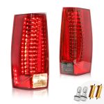07-14 GMC Yukon Chevrolet Tahoe Suburban Vland LED Tail Lights with Red Turn Signal - Image 3