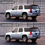07-14 GMC Yukon Chevrolet Tahoe Suburban Vland LED Tail Lights with Red Turn Signal - Image 6