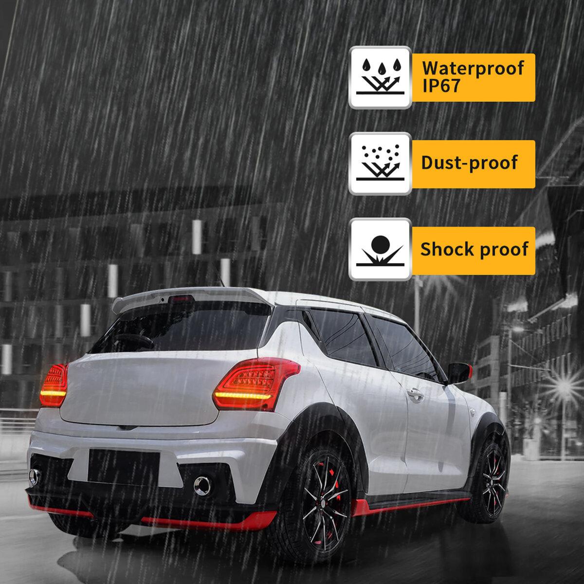 Vland Taillights For SUZUKI SWIFT YAB-SW-0306RS(7)