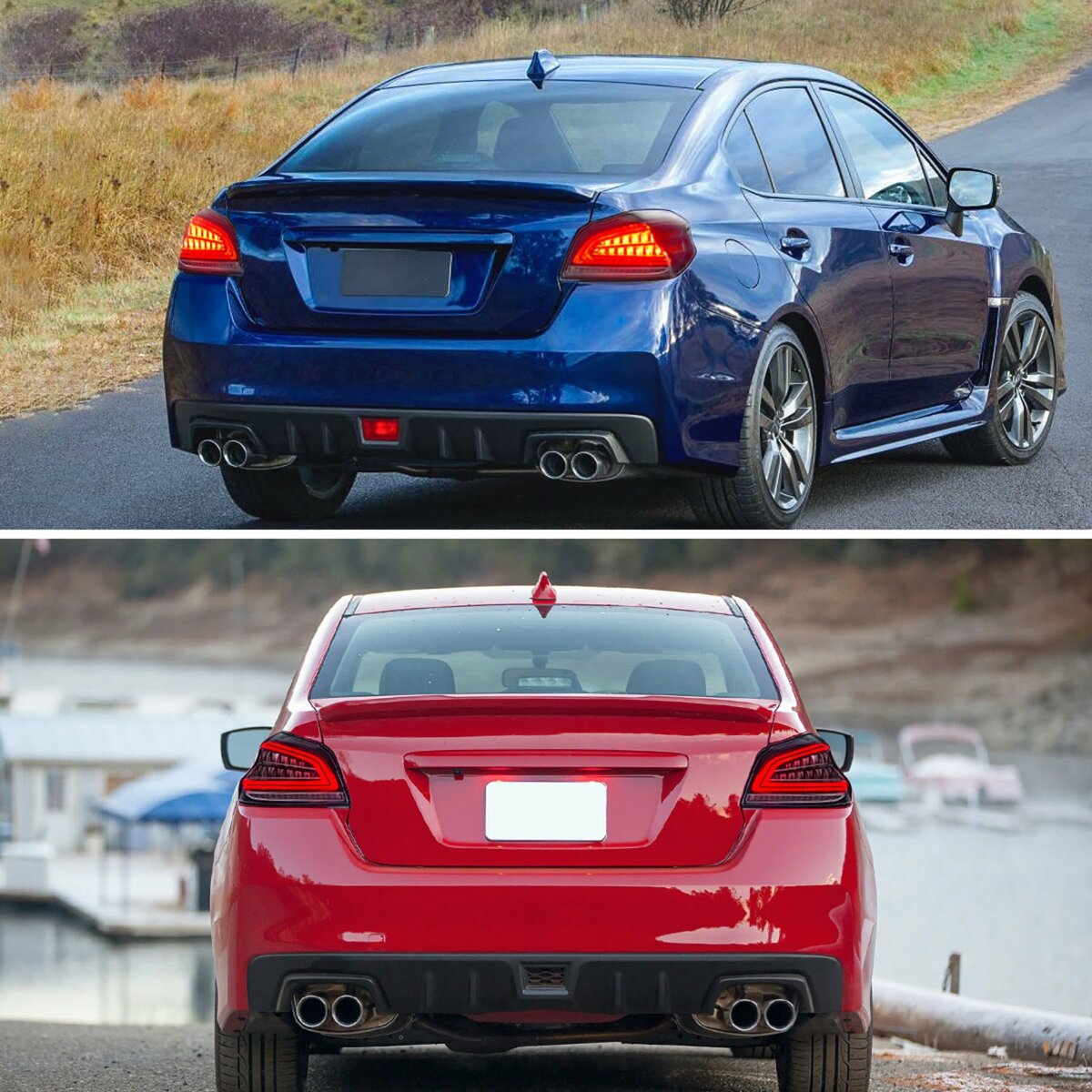 15-21 Subaru WRX & WRX STI 1th Gen(VA) Vland LED Tail Lights With Sequential Turn Signal - Image 2