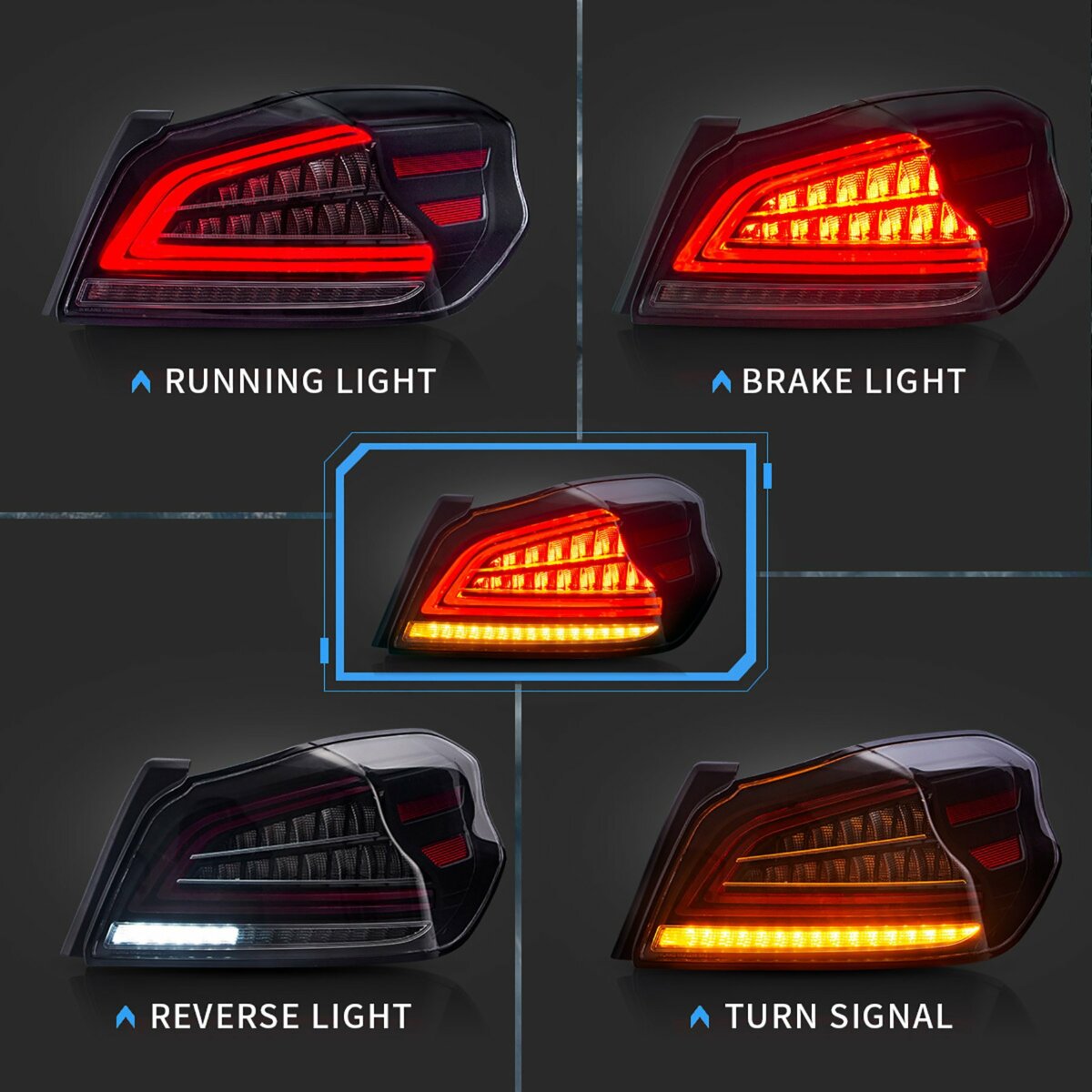 Vland Taillights For Subaru WRX YAB-WRX-0286 (12)