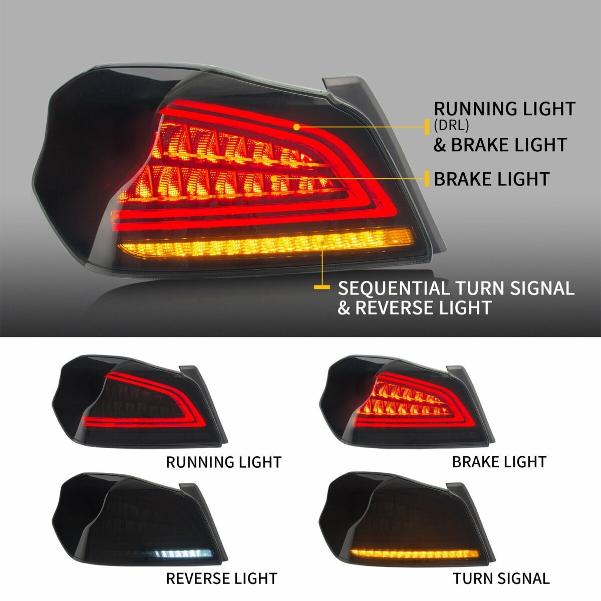 Vland Taillights For Subaru WRX YAB-WRX-0286 (13)