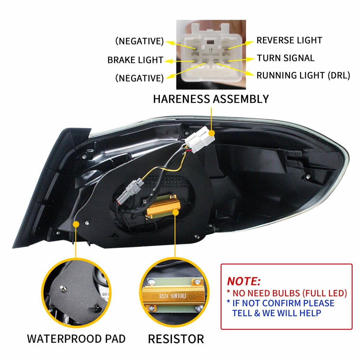 Vland Taillights For Subaru WRX YAB-WRX-0286 (6)