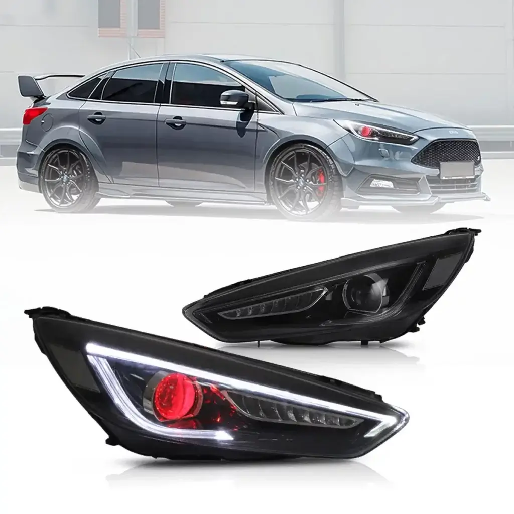 VLAND HEADLIGHTS FOR FORD FOCUS YAA-FKS-0289 WITH DEMON EYE(3)