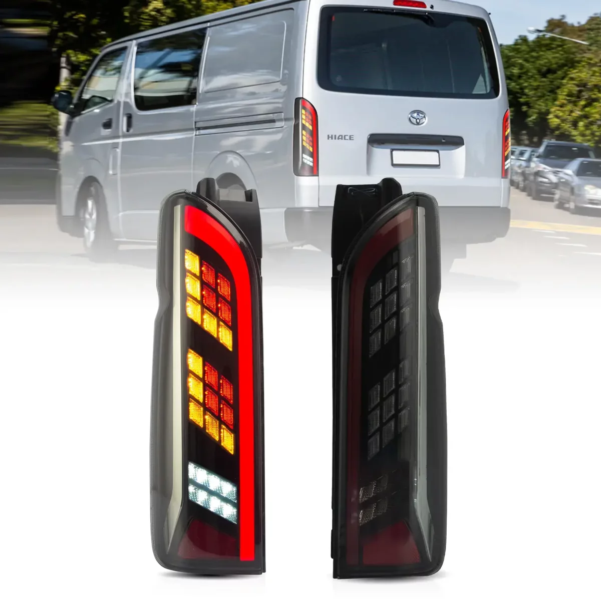 Vland Tail Lights For 05-19 Toyota Hiace YAB-HS-0309 (1)