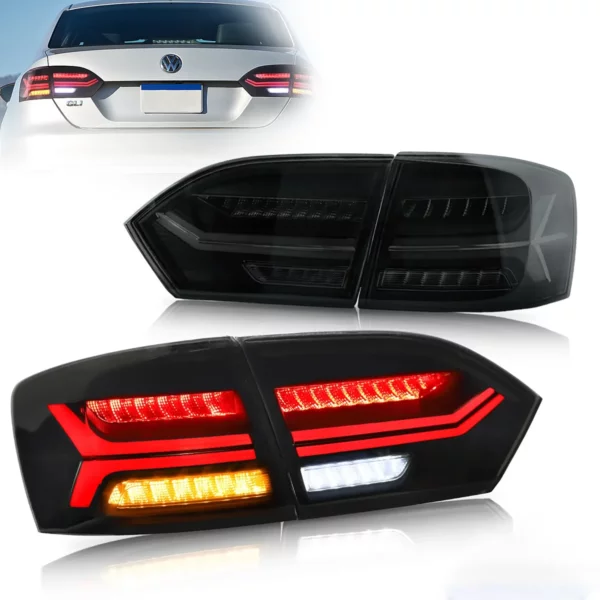 Right Side Outer LED Tail Light Assembly For 2020-2024 Volkswagen Jetta