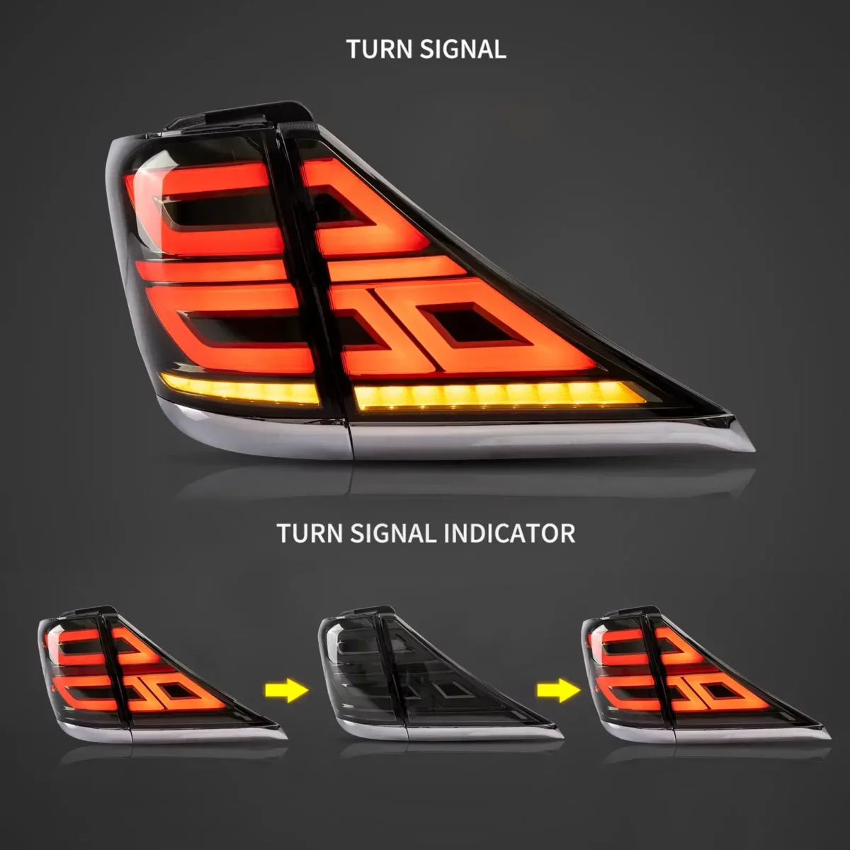 Vland Taillights For 08-15 Toyota Alphard 2th Gen (AH20) YAB-AEF-0274A S (3)