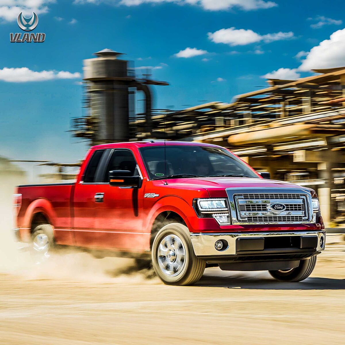 09-14 Ford F150 12th Gen Headlighs With Vland LED Reflection Bowl YAX-F150-6011-NP31A-2 (3)