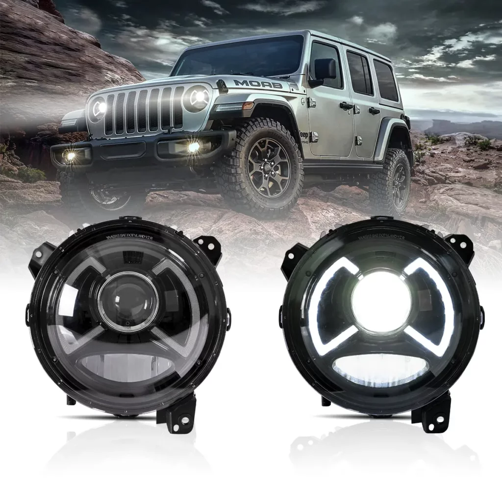 VLAND HEADLIGHT FOR JEEP WRANGLER YAA-MR-0313
