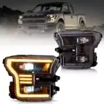 Vland 15-17 Ford F150 Headlights 13th Gen With Dual Beam Projector YAX-F150-6010A (1)