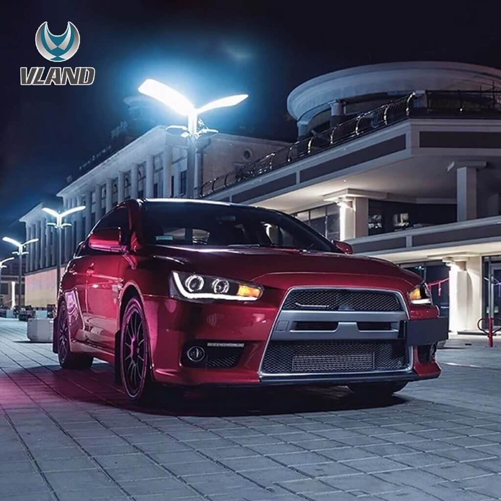 Vland HeadLights For 07-17 Mitsubishi Lancer Evo X 7th Gen YAA-YS-0162B (9)