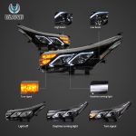 Vland HeadLights For 13-17 Toyota Corolla 11th Gen(E170) YAA-KLL-0257 GWLZ (3)