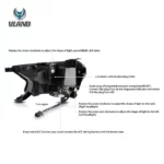 Vland Headlights For 15-24 Ford Ranger YAA-RG-0319A-NP31C (4)