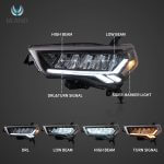 Vland headlights For Toyota Runner YAA-4RN-0346 C (3)