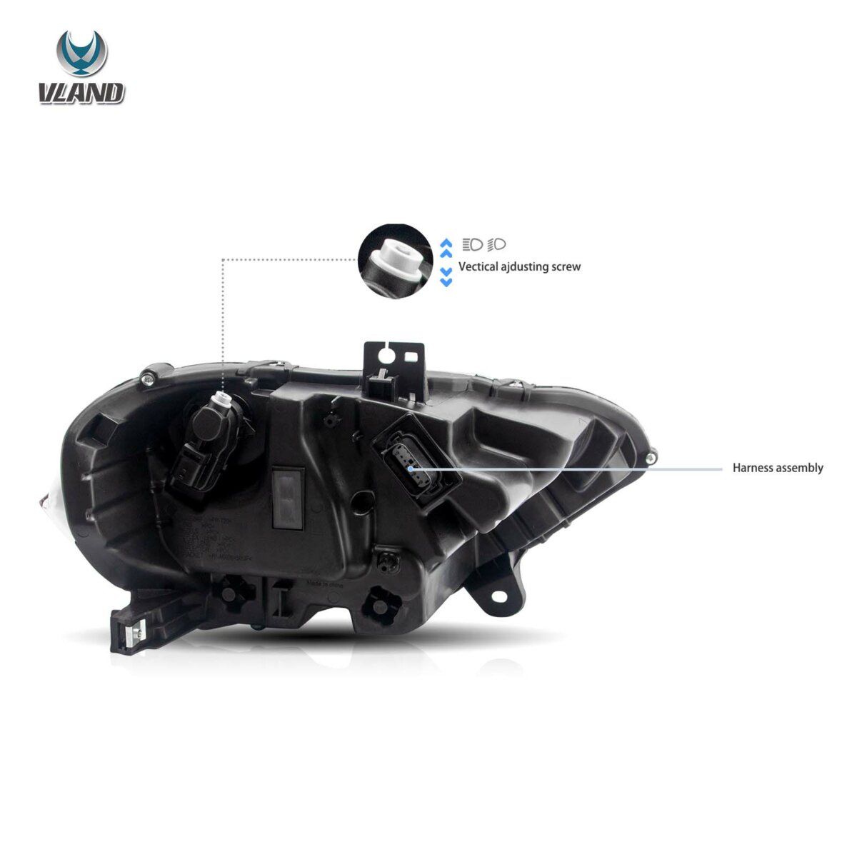 Vland HeadLights For 18-up Ford Mustang 6th Gen YAA-XMT-2037-Pro (5)