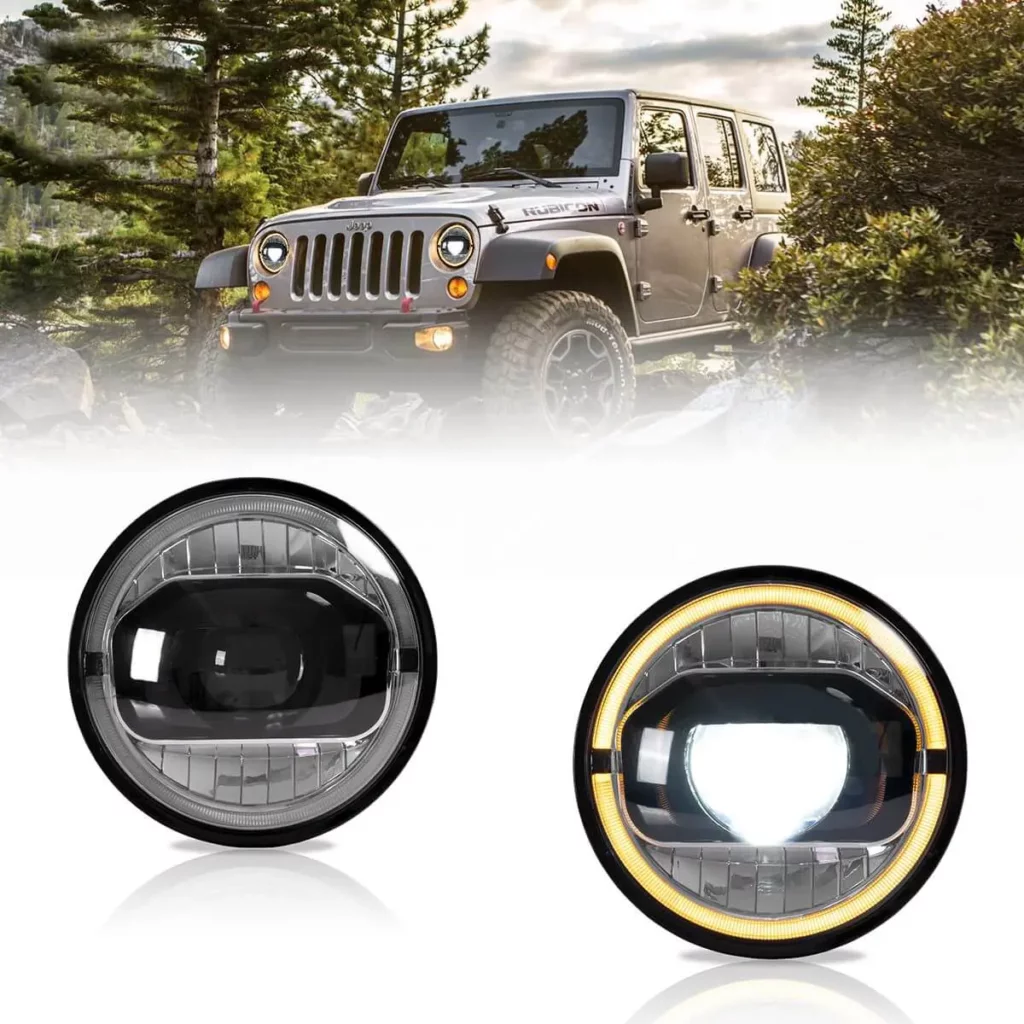 Vland Headlights For 07-17 Jeep Wrangler YAA-JK-0335 (1)