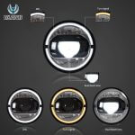 Vland Headlights For 07-17 Jeep Wrangler YAA-JK-0335 (3)