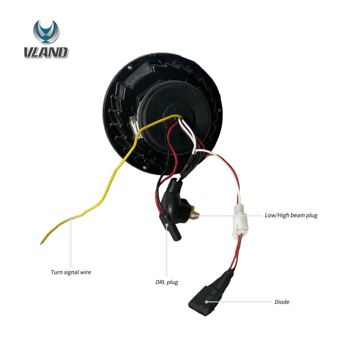 Vland Headlights For 07-17 Jeep Wrangler YAA-JK-0335 (4)