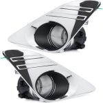 Vland Chrome Fog Lights Cover Switch Wiring(Bulbs Included)(US Available) For 12-14 Toyota Camry XV50 Regular models YFL-CMY-TY4046 (2)