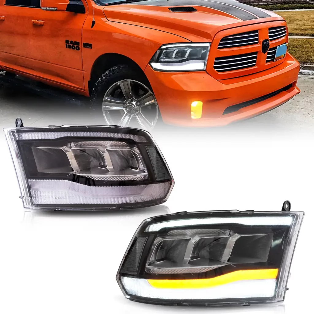 Vland Headlights For 09-18 Dodge Ram 4th Gen YAX-RM-6002-NP31A-2