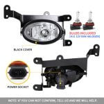 Vland LED Bumper Fog Lights for 06-08 Honda Civic Coupe 8th Gen YFL-CIV-HD4217 (2)
