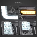 Vland Headlights For 07-13 GMC Sierra 2th Gen YAA-SER-0384-07 (7)