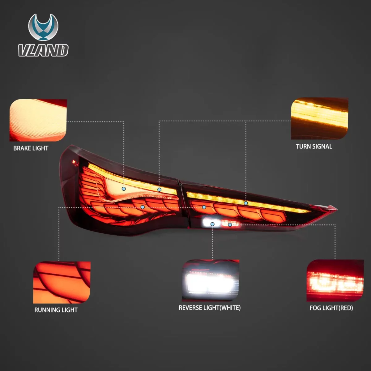 Vland Tail Lights For BMW 4 Series YAB-BW4-0515 S (3)