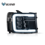 Vland Headlights For 07-13 GMC Sierra 2th Gen YAA-SER-0384A Gif