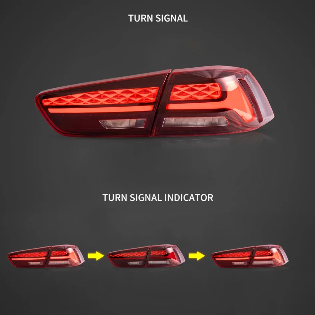 Vland Tail Lights For 08-17 Mitsubishi Lancer & EVO X YAB-YS-0155C (2)