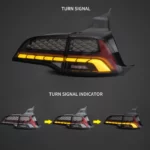 Vland Tail Lights For 17-22 Tesla Model 3 & 20-22 Tesla Model Y YAB-MD3-0388A-Y (2)