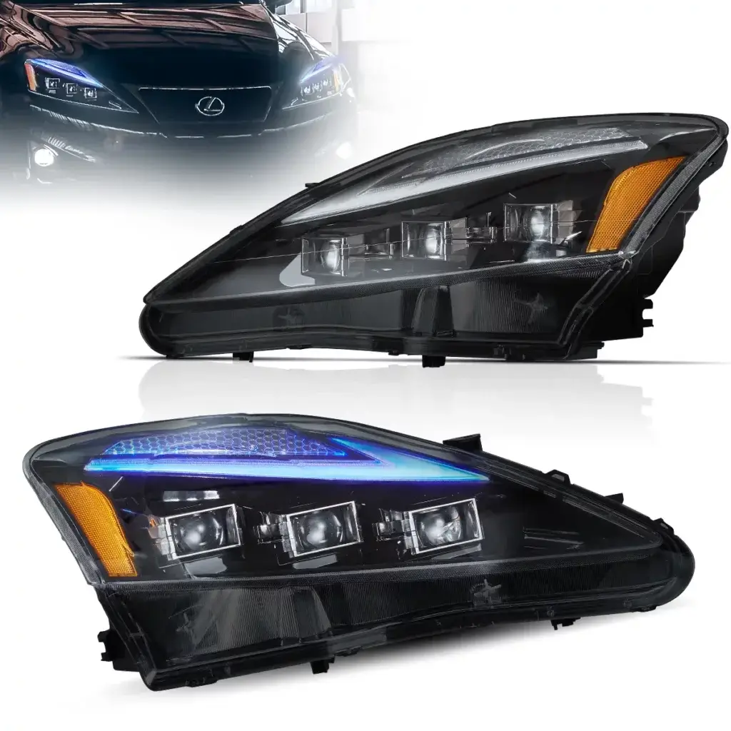 Vland Headlights For 06-12 Lexus IS250 ISF YAA-IS-0303A-NB31A-1 (1)