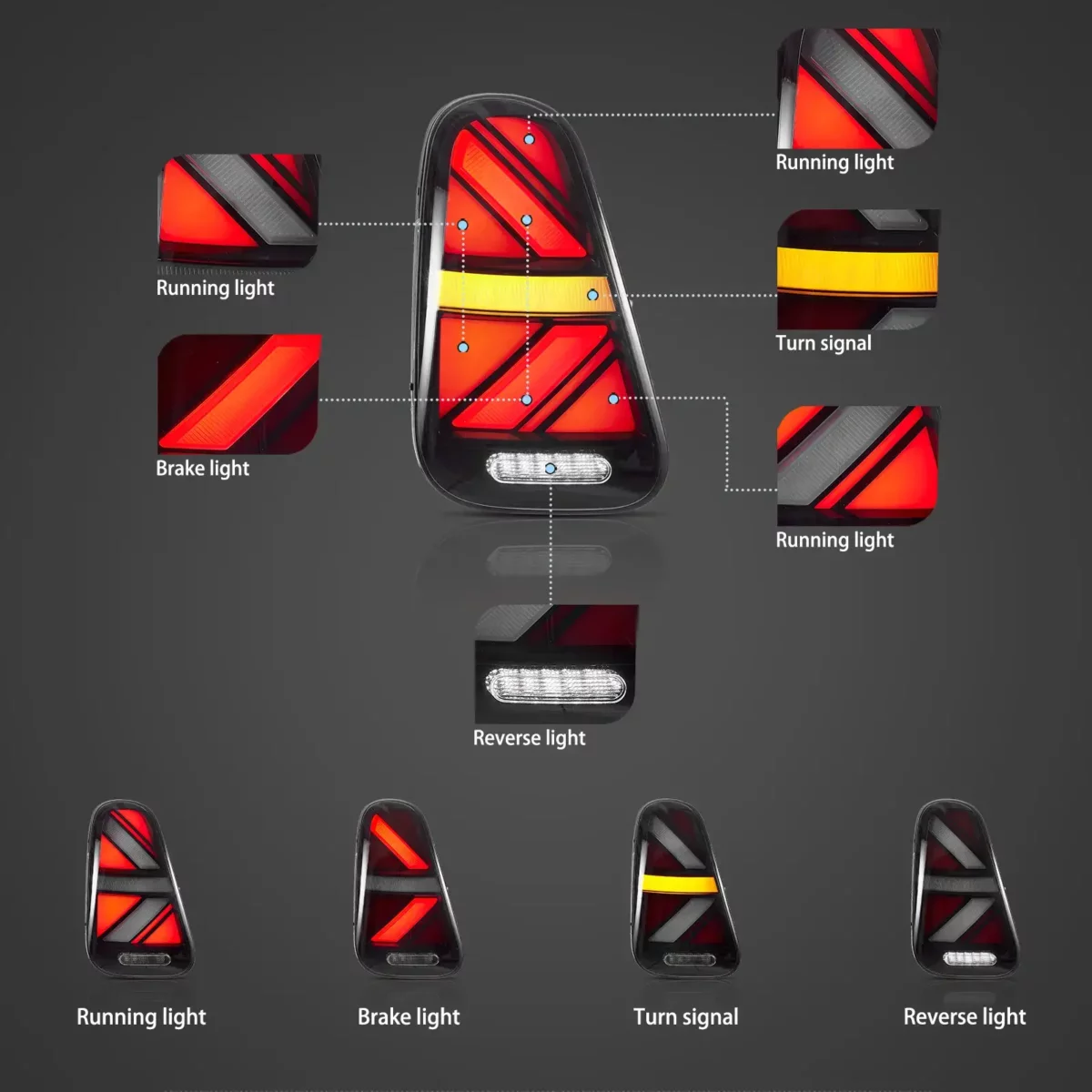 Vland Tail Lights For 01-06 Mini R Series YAB-MN-0507 (3)