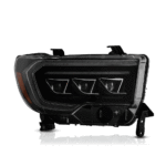 07-13 Toyota Tundra & 08-21 Toyota Sequoia Vland LED Matrix Projector HeadLights Black YAX-6004A-1B31C