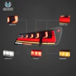 Vland Tail Lights For 06-12 Lexus IS Series YHB-IS-8079 (4)