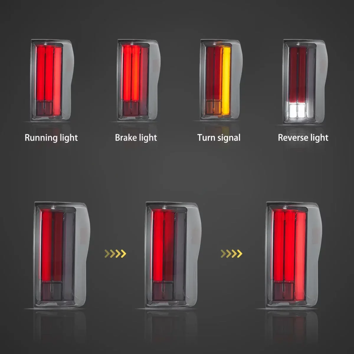 Vland Tail Lights For 2007-2013 Toyota Tundra 8084 (2)