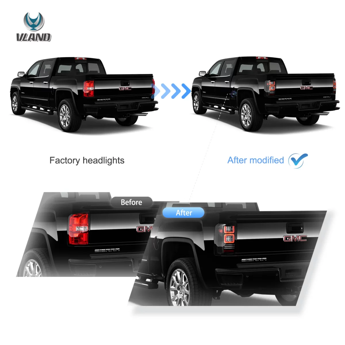 Vland Tail Lights For 14-18 GMC Sierra 1500 2500HD 3500HD YAB-SER-0353A-TM2RA (4)