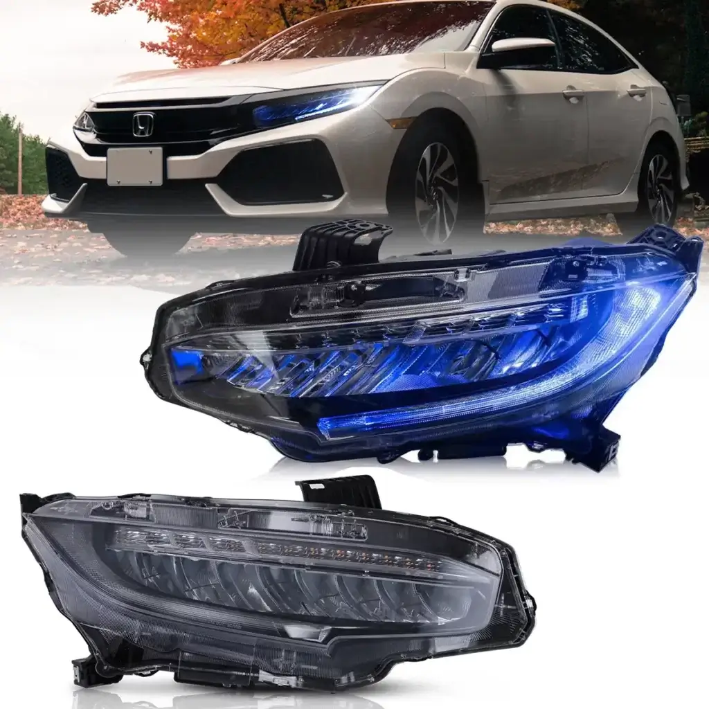 Vland Headlights For HONDA CIVIC 2016-2021