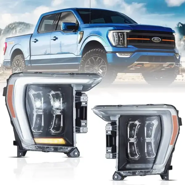 Vland Headlights For 21-23 Ford F150 14th Gen YAA-F150-2054B-2P32C-1 (1)