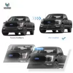 21-23 Ford F150 14th Gen Vland Projector Full LED Matrix Headlights Upgrade - Image 5
