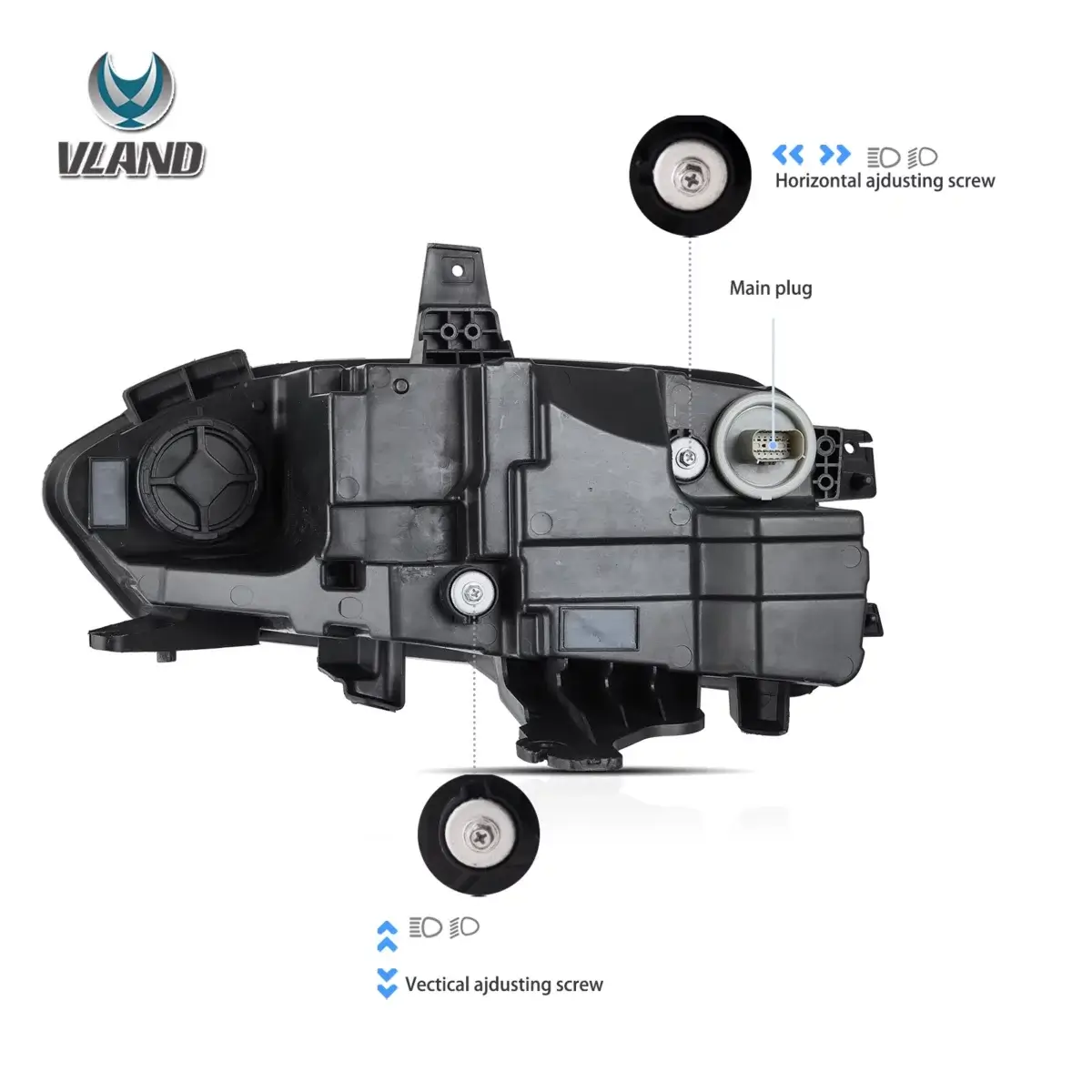 Vland Headlights for 2019-2024 Chevrolet Camaro YAA-CMR-2061-2B32C (4)