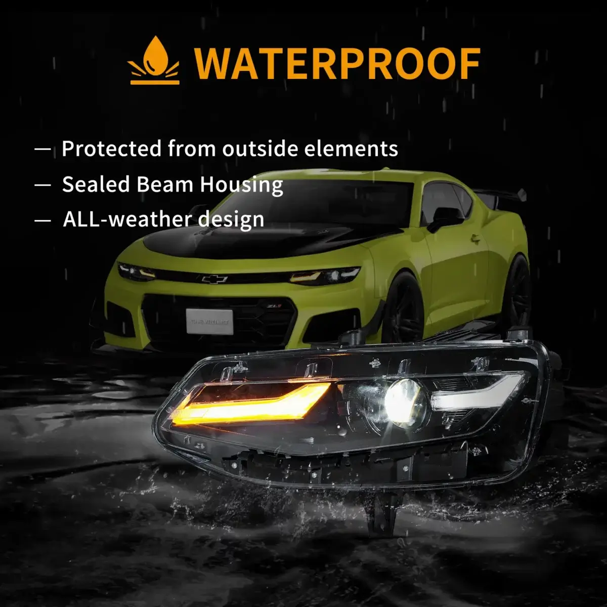 Vland Headlights for 2019-2024 Chevrolet Camaro YAA-CMR-2061-2B32C (7)