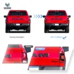 Vland Tail Lights for 09-18 Dodge Ram 1500 2500 3500 YHB-DG-8086 (5)