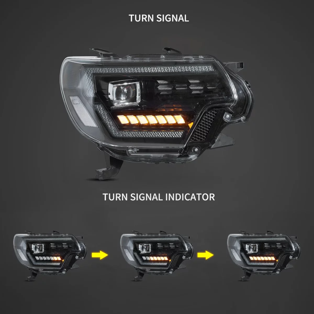 Vland headlights For 12-15 Toyota Tacoma YAA-TKM-0381A (2)