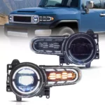 06-23 Toyota FJ Cruiser XJ10 Vland Full LED Upgrade Headlights YAA-FJ-0249B