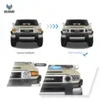 Vland Headlights For 07-22 Toyota FJ Cruiser YAA-FJ-0249B (5)