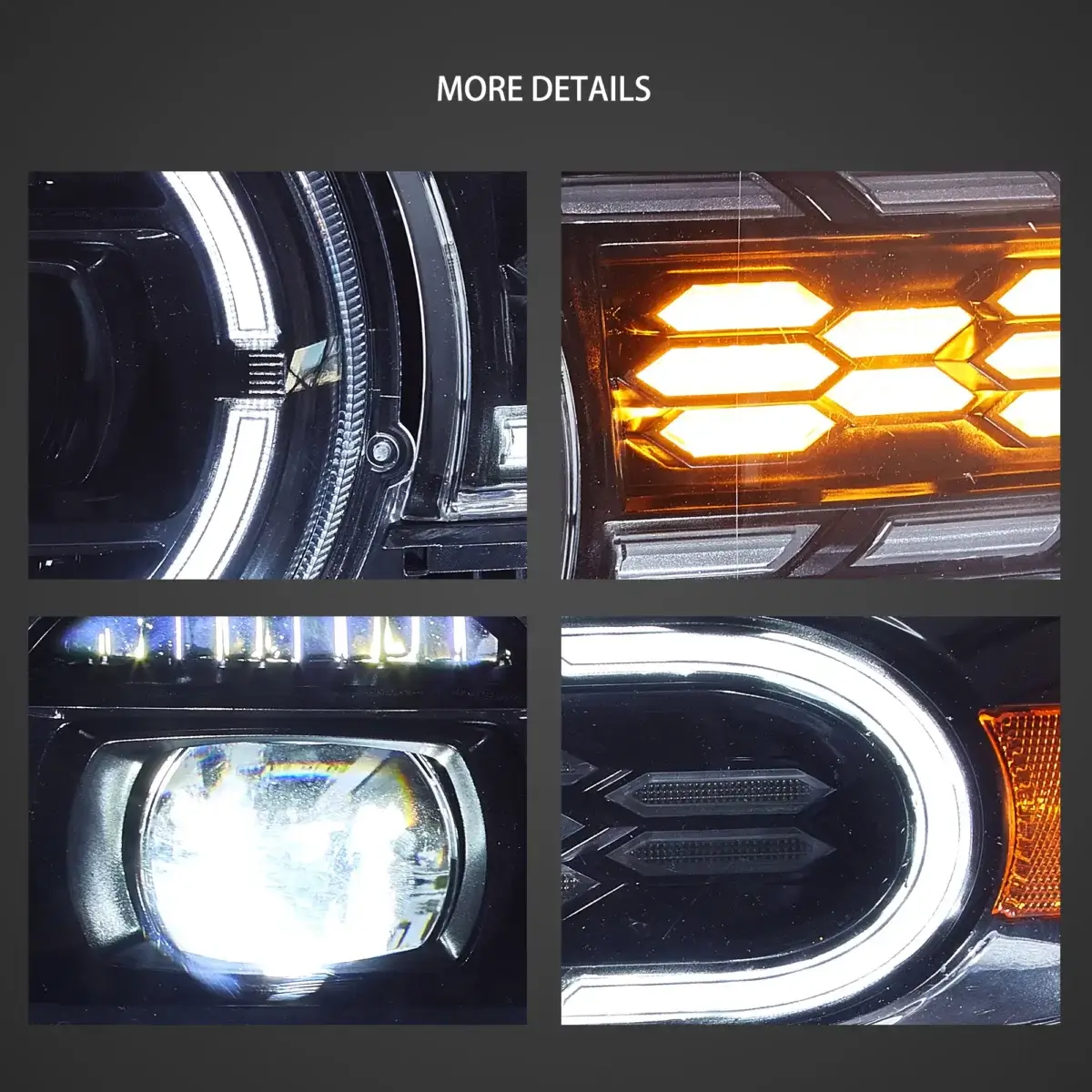 Vland Headlights For 07-22 Toyota FJ Cruiser YAA-FJ-0249B (6)